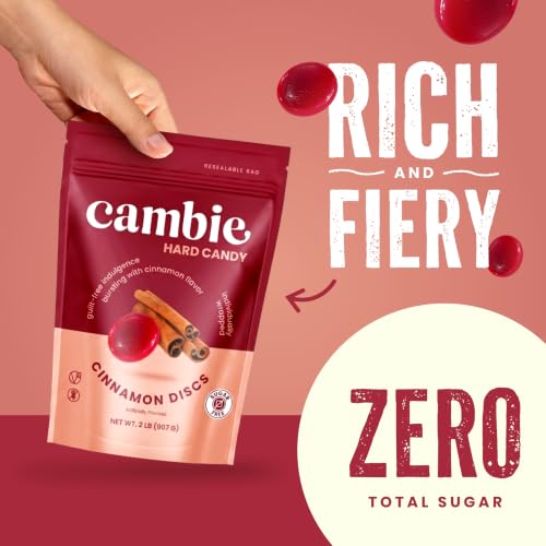 Image of Cambie Sugar Free Cinnamon Hard Candy Individually Wrapped - 2 lbs