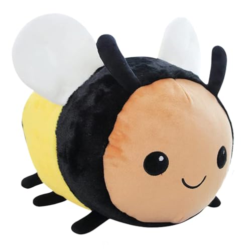 LGWJHCY Bienen Plüschtiere, Weiche Bienen Kuscheltier Spielfigur Plüsch, Bumblebee Plüsch Spielzeug, Tolles Geschenk für Jungen Und Mädchen Zum Fantasievollen Spielen.