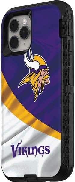 Skinit Decal Skin Compatible with OtterBox Defender iPhone 11 Pro Case - Officially Licensed NFL Minnesota Vikings Design