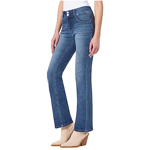 Angels Forever Young Women's Curvy Bootcut Mid-Rise Jeans (Standard and Plus), Geneva Cover