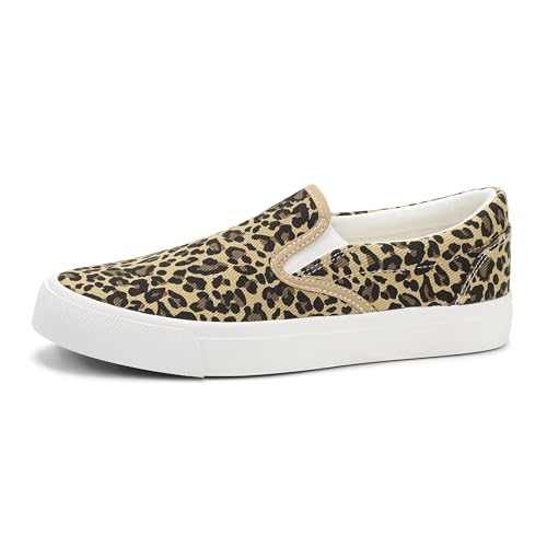 Image of JUDIS Women's Slip on Canvas Shoes Classic Sneakers Loafers Shoes Casual Fashion Shoes