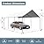 GREEN PARTY Carport, 12’ X 20’ Heavy Duty Car Canopy with Powder-Coated Steel Frame, Portable Car Canopy Party Tent Garage Boat Shelter, Adjustable Peak Height, 8 Legs, White