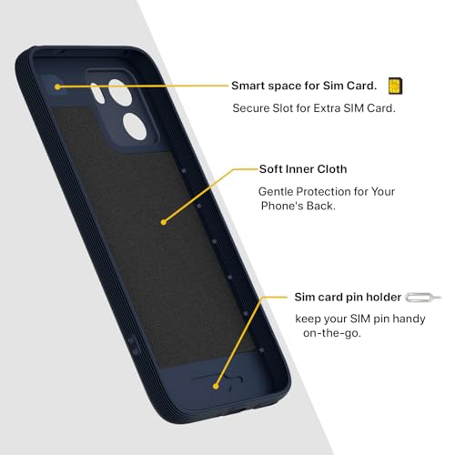 Image of Outlouders Back Cover for OnePlus Nord CE 6 5G | Full Camera Protection | TPU Soft Flexible Shockproof Bumper Case (Blue)