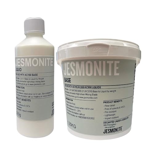 Jesmonite AC100 Water Based Casting Resin 1.75kg Kit White (JES/AC100/KIT/1.75KG)