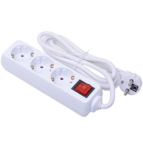 Preisvergleich Produktbild Filmer 20848 Steckerleiste 3er mit Schalter