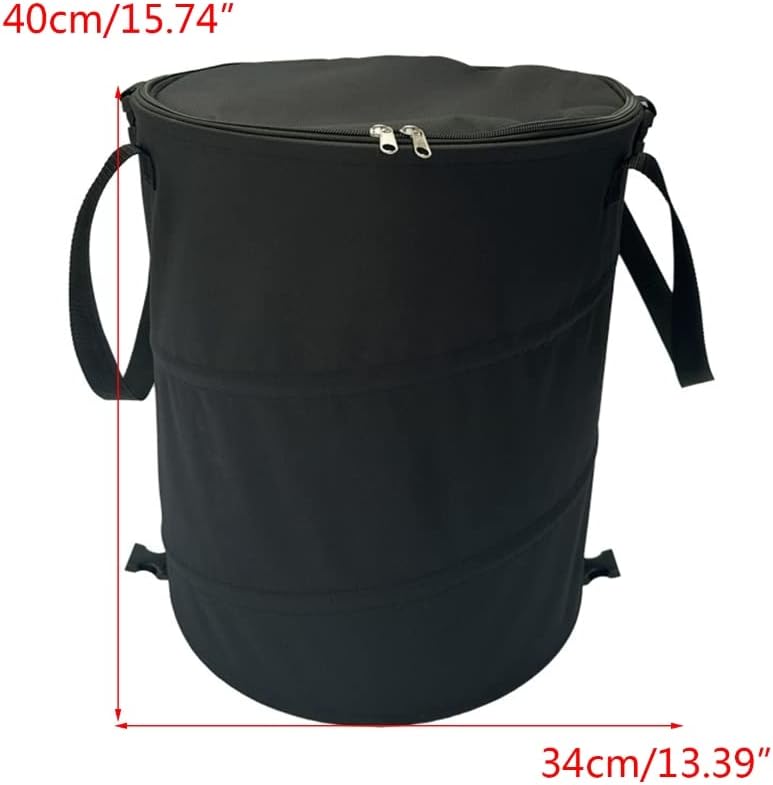 Garbage Storage Trash Bag Collapsible Leaf Can For Camping Grass Collection Bin