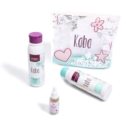 Kaba Hair Treatment Kit for Growth & Intense Care, with our Red Onion Shampoo, Bio Mask Treatment & Hair Tonic for Hair Growth, Set of 3, Complete Hair Care Set with Bag