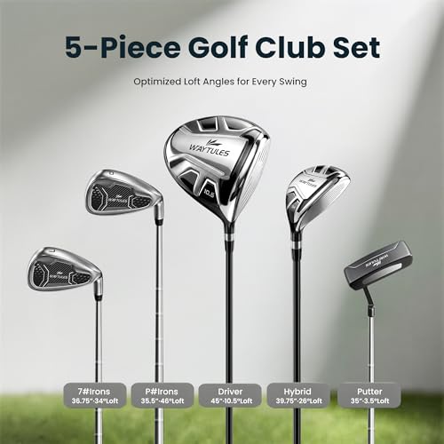 6-Piece Complete Golf Set for Men