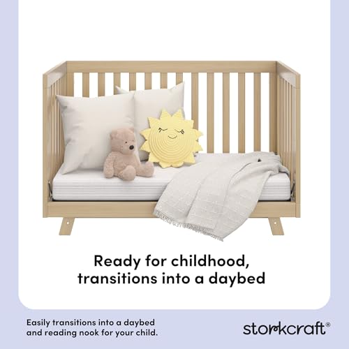 Image of Storkcraft Beckett 3-in-1 Convertible Crib, Driftwood