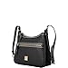Dooney & Bourke Crossbody Bags for Women, Presley Pebble Grain Leather Crossbody Handbag with Adjustable Shoulder Strap - Black & Black