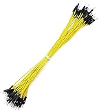 GTIWUNG 150PCS Breadboard Jumper Wires Male to Male 0.1'' Square Head, Multicolored Ribbon Cables, 24AWG 20CM Solderless Flexible Breadboard Jumper Wires Cables Line 1P to 1P for Arduino-like projects - Image 6