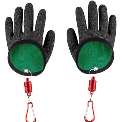 YULIAO Anti-Cut Fishing Gloves with Magnetic Buckle Cover