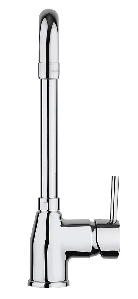 Paini – Rubinetto Miscelatore Monocomando Cucina, Lavello, Cromato, Leva laterale con bocca U orientabile, Design moderno, interamente prodotto e lavorato in Italia