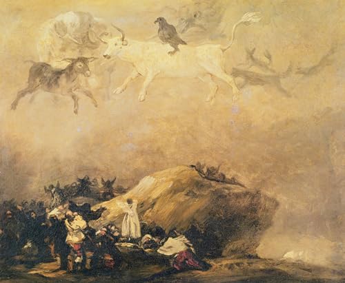 Toile Animaux dans le ciel Goya impression haute définition