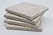 Absorbent Drink Coasters - Set of Four Travertine Stone Coasters