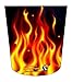 Amputee Sock ATKA, Flames V2, 3PLY Amputee Stump Sock