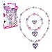 LUV HER Disney Girls Jewelry Set - Dress Up 3 Piece Toy Jewelry Box Set with Bead Necklace, Bracelet, and Ring - Minnie & Daisy Play Accessories - Ages 3+