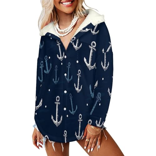 Veste polaire femme grande taille sweatshirt sweat à capuche pour bord de mer