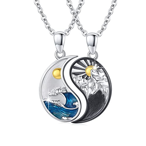 Collier Yin Yang de l'amitié, le cadeau Taichi idéal pour votre BFF