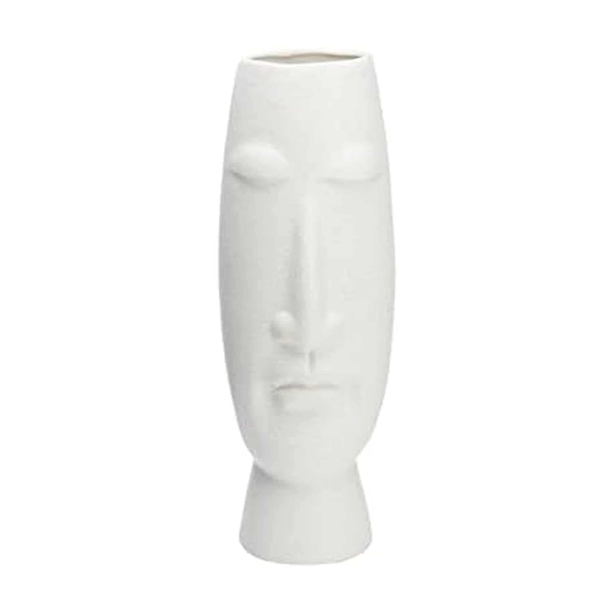 Vase en céramique blanche Mikasa stable pour maintenir de grandes branches