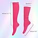 Gvhntk Slouch Socks Women 80s 90s Scrunch Socks Extra Long Slouchy Sock Knee High Sock(Rose Red)