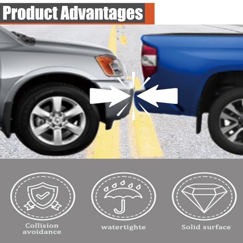 labwork 1 Pair Primered Black Rear Steel Bumper Ends Replacement for F150 2009-2014 with Park Assist Sensor Holes FO1102373