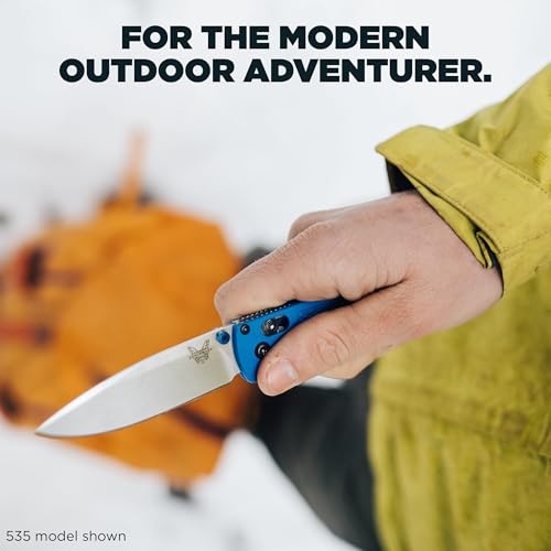 Benchmade - Bugout Outdoor EDC Folding Knife, Slim, Lightweight, Plain Edge, Drop-Point Blade, CPM-S30V Stainless Steel (58-60HRC), Grivory Handle (535TN-11) - Image 6
