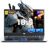 Laptop 18.5 Inch with 8000 mAh Battery,Intel N150 Quad-Core Processor UP to 3.6GHZ,16GB DDR4 RAM 512GB SSD,WiFi,Full HD IPS Display,2026 Windows 11 Laptops Computer for Business Office Student