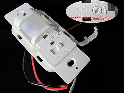 PIR Human Body Infrared Sensor Switch Pyroelectric Infrared Sensor 110V US Standard Panel 118 Wall