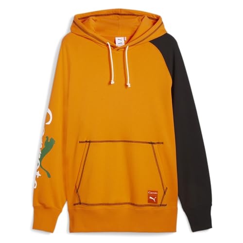 PUMA Mens Carrots X Graphic Hoodie Casual Outerwear Casual - Orange - Size M3