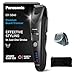 Panasonic ER-SB40-K803 Trimmer de Barba para Hombres, Cortapelos Portátil Resistente Al Agua, 20 ajustes de longitud, Accesorio de Peine, Inalámbrico y con Cable, Indicador de Batería LED, Negro