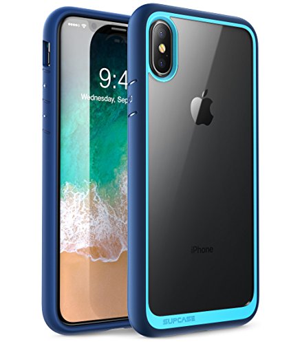 SUPCASE [Unicorn Beetle Style] Case Designed for iPhone Xs Max , Premium Hybrid Protective Clear Case for iPhone Xs Max 6.5 inch 2018 Release (Blue)