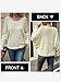 GraceSelect Womens White Off One Shoulder Sweater, Spring Fashion Sexy Crochet Tops 2025 Trendy, Slouchy Knit Sweaters Outfit