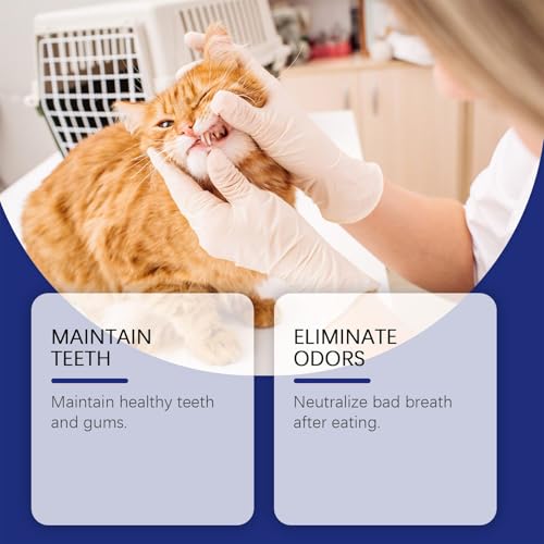 Pó de dente para cães, pó para cães dentes - Limpeza de dentes mais limpa oral de cachorro facilitad