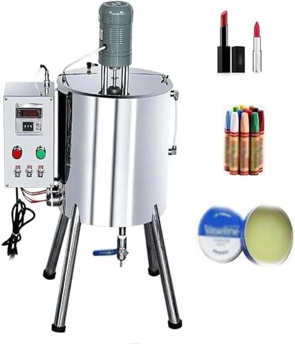WLYPE Lipstick Filler Heating Mixing Filling Machine Electric Heating & Stirring Filling Machine for Lipstick Nail Polish Crayon Whitening Cream(110V,15L)