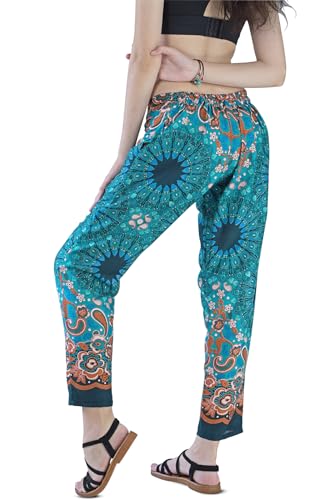 Your Cozy Elastic Waist Slim Fit Loose Casual Long Pants Full Length Straight Leg Pant