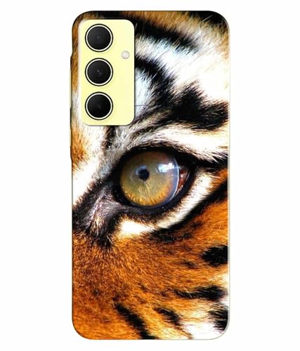 Image of Printed Hard Back Case Cover & Compatible for Samsung Galaxy A35 5G | Samsung A35 5G | Tiger Eyes (Multicolor) - D1185