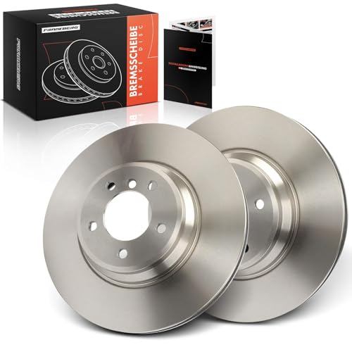 Frankberg Brake Disc Set incl. 2x Discs Front Vented Ø348mm Compatible with 3 Series Touring E91 3 Series Coupe E92 3 Series E90 3 Series Cabriolet E93 Replace# 34116770729