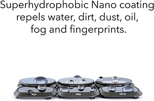 Fstop Labs Lens Filters for DJI Mavic Mini Camera Lens Set, Multi Coated Filters Pack Accessories (6 Pack) ND4, ND8, ND16, ND4/CPL, ND8/CPL, ND16/CPL