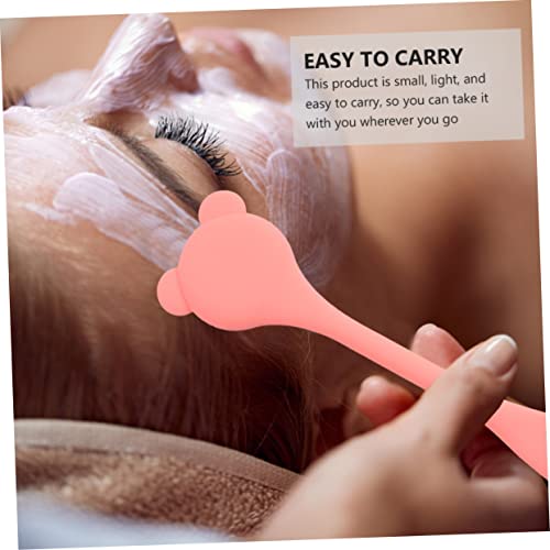 Healeved 2 Unidades Escova De Máscara Escova Labial Esfoliante De Silicone Esfregão Facial Escova Pa