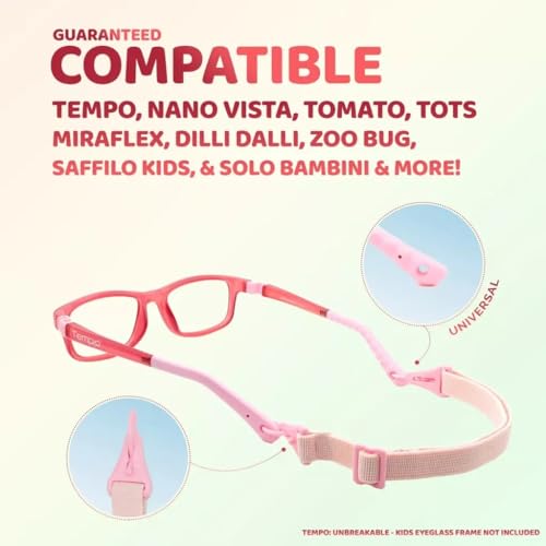 1 Cordão Miraflex Cordinha Ajustável Infantil Elástico Óculo (Preto)