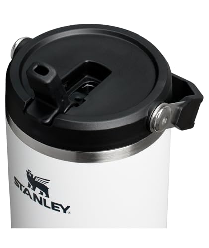 Image of STANLEY IceFlow 2.0 Flip Straw Tumbler with Handle 40 oz | Twist On Lid and Flip Up Straw | Leakproof Water Bottle | Insulated Stainless Steel | BPA-Free | Chalk