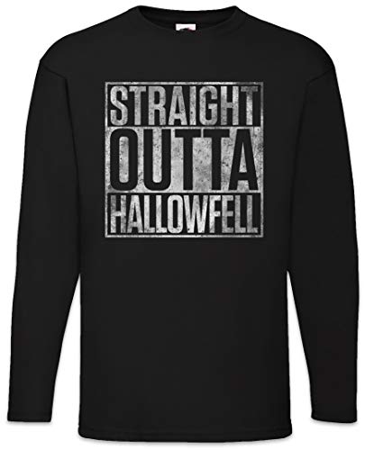 T-Shirt Straight Outta Hallowfell Manches Longues Contre la Fraîcheur avec Style