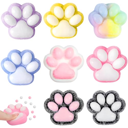 8 Piezas de Patas de Gato Taba Squishy, Squishy Suaves Antiestrés Fufu para Niños y Adultos, Juguete Kawaii para Apretar y Aliviar Ansiedad y Estrés 8 Piezas de Patas de Gato Taba Squishy, Squishy Suaves Antiestrés Fufu para Niños y Adultos, Juguete Kawaii para Apretar y Aliviar Ansiedad y Estrés
