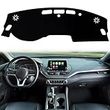 KEEGTBOX Dash Mat Cover Custom Interior Center Console Mat Compatible with Nissan Altima S SR SV SL and Platinum 2019 2020 2021 2022 2023 Dashboard mat Covers Accessories