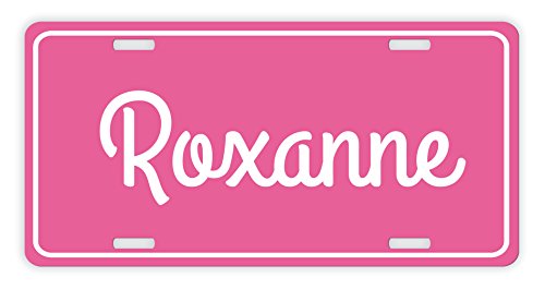 Pink Personalized License Plate Custom Name Or Text Personalized Novelty License Plate Pink #TOP1