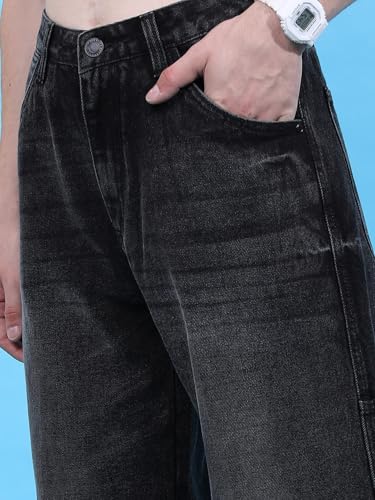 Image of Highlander Men's Relaxed Fit Jeans | Mid-Rise | Heavy Fade | Jeans for Man