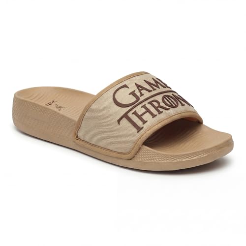 Image of YOHO Sliders for Women | Comfortable and Lightweight Slides | WB Cartoon & Comic Characters: Tom & Jerry, Big Bang Theory, Friends, Games of thrones and Wonder Woman Footwear for Girls
