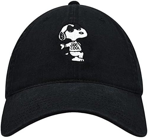 Concept One unisex-adult Peanuts Snoopy Dad Hat, Adult Baseball Cap With Curved Brim Dad Hat (pack of 1)
