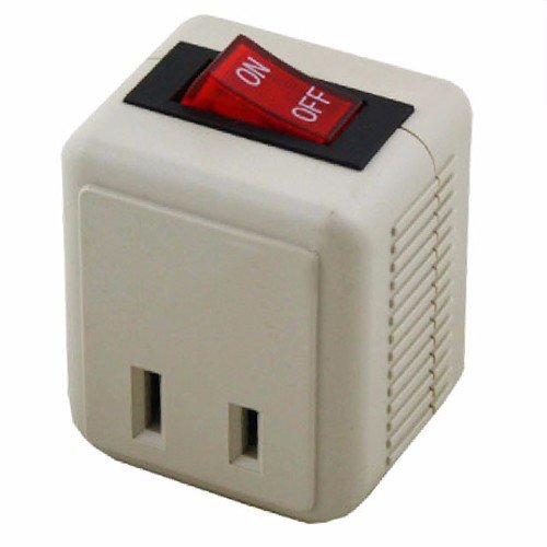 Wideskall® 2 Prong AC Power Wall Plug On/Off Switch Tap Adapter ETL Certified, Pack of 3 - Thumbnail 3